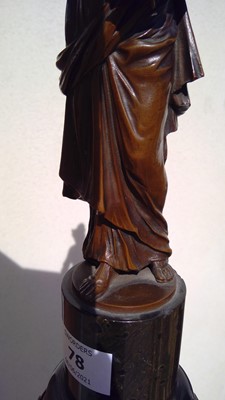 Lot 78 - A bronze bust