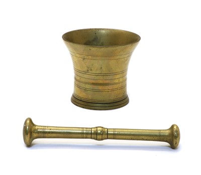 Lot 224 - A pestle and mortar