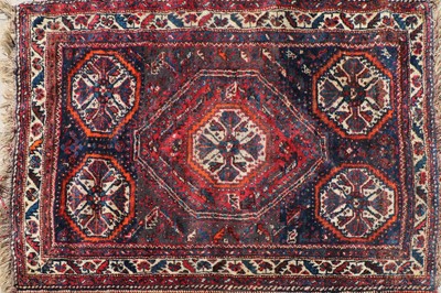 Lot 183 - A Persian rug.