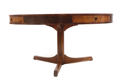 Lot 743 - A rosewood circular centre table or dining table