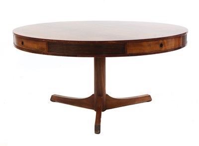 Lot 743 - A rosewood circular centre table or dining table