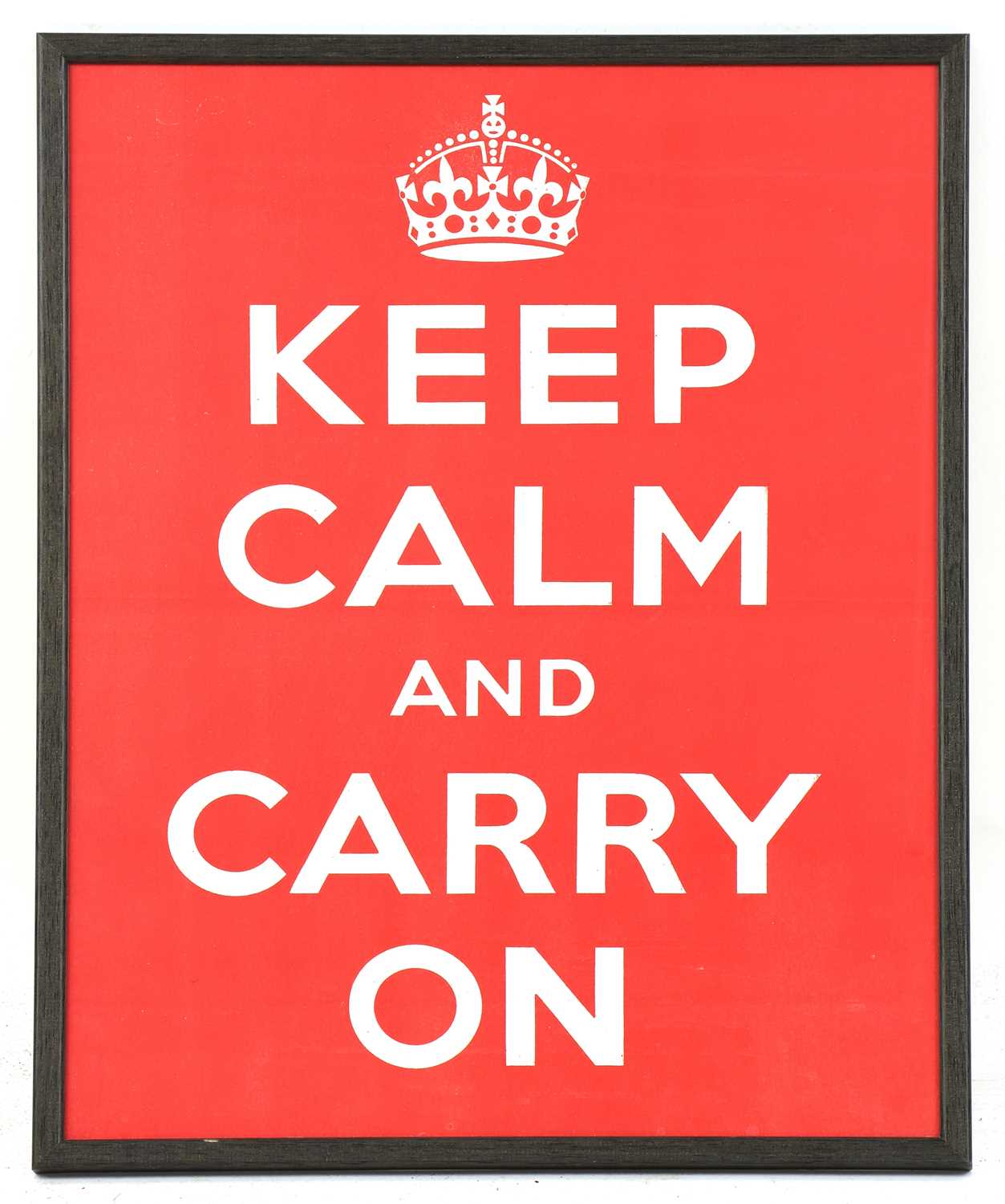 Lot 265 - 'Keep Calm and Carry On'