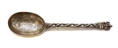Lot 12 - A Raj silver Indian Colonial Spoon by P.Orr & Sons, Madras c.1880