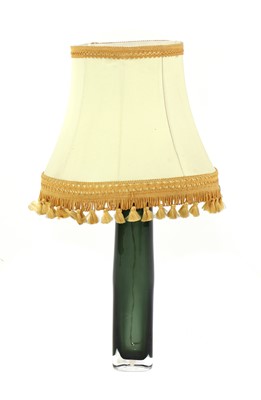 Lot 616 - An Orrefors glass table lamp