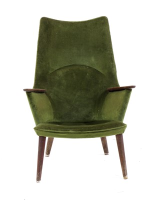 Lot 619 - A Danish upholstered armchair