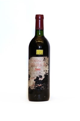 Lot 269 - Baux, Domaine de Trevallon, 1986, one bottle
