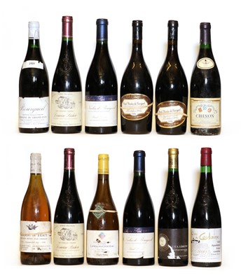 Lot 290 - Assorted Loire Valley: Chinon, Baronnie Madeleine, Couly Dutheil, 1990, 1 bottle & 11 various others