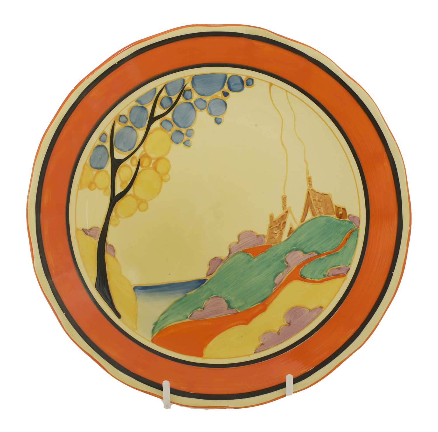 Lot 271 - A Clarice Cliff 'Secrets' plate