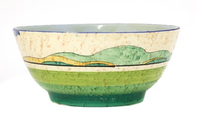 Lot 274 - A Clarice Cliff 'Blue Firs' bowl