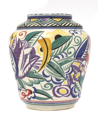 Lot 499 - A Carter Stabler Adams pottery vase