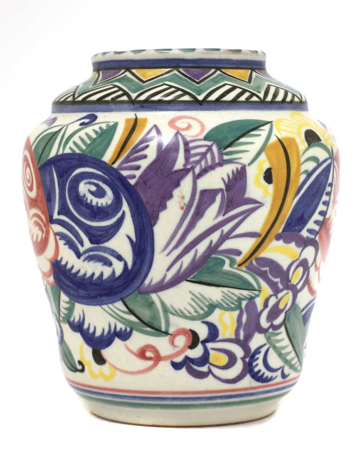 Lot 499 - A Carter Stabler Adams pottery vase