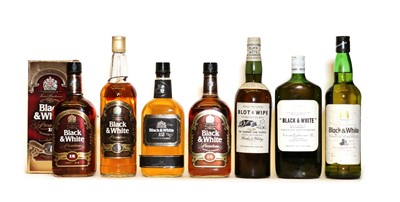 Lot 425 - Assorted Black & White Scotch Whisky