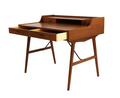 Lot 624 - A Danish teak 'Model 56' desk