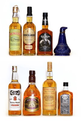 Lot 431 - Assorted whisky: Knockando, Pure Single Malt Scotch Whisky, one bottle and seven various others