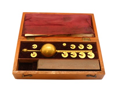 Lot 113 - A cased 'Sikes' Hydrometer