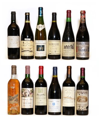 Lot 295 - Miscellaneous wines: Mas de Daumas Gassac, Herault, 1983, one bottle and eleven various others