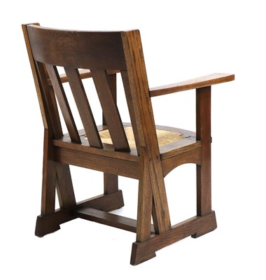 Lot 51 - An Athelston oak armchair
