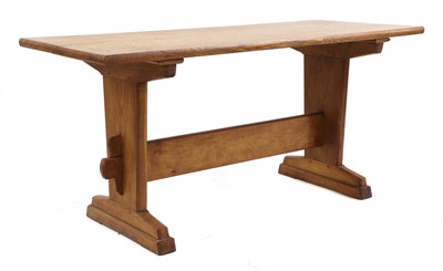 Lot 148 - A Cotswold School oak refectory table