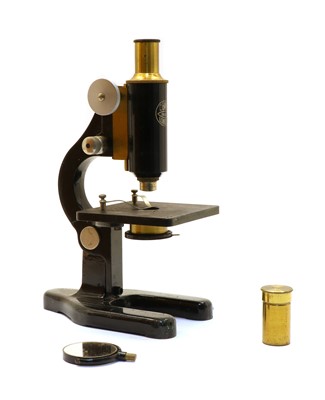 Lot 107 - A C. Baker of London cased microscope