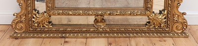 Lot 291 - A large Dutch-style gilt-framed wall mirror