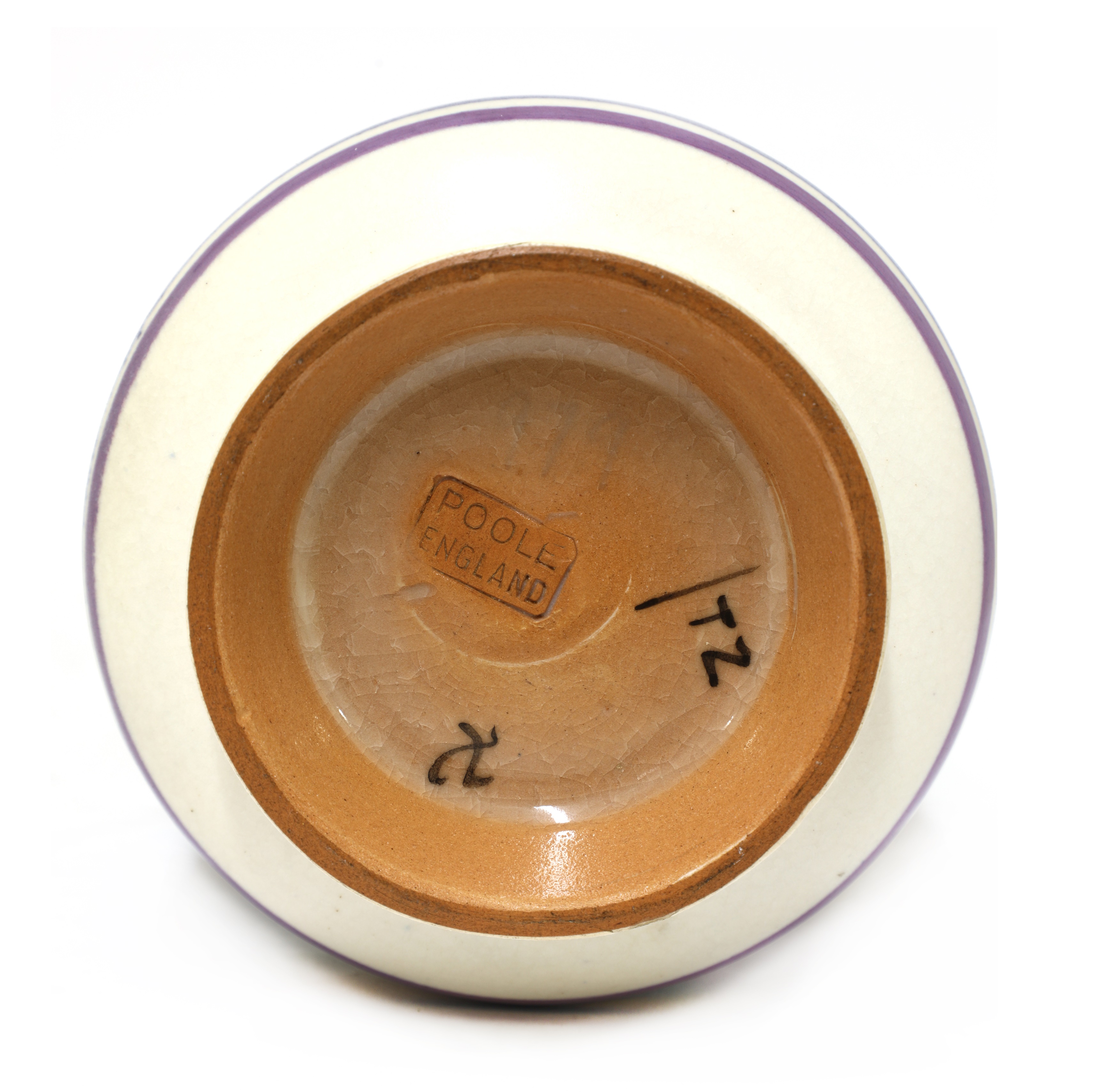 Lot 502 A Poole Pottery vase,