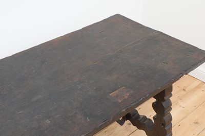 Lot 472 - An oak refectory table