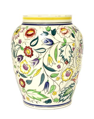 Lot 501 - A Poole pottery 'Persian Deer' vase