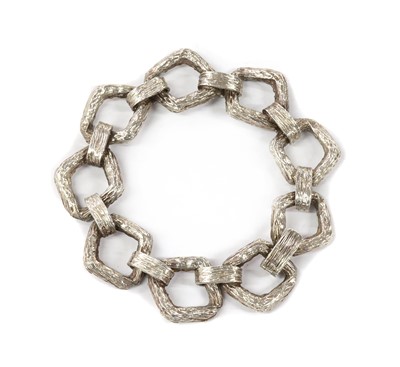 Lot 1061 - A sterling silver bracelet, by Clifford & Tull, c.1970