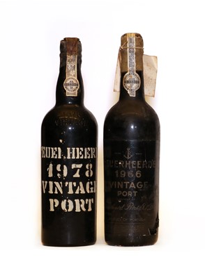 Lot 358 - Feuerheerd, Vintage Port, 1966, one bottle and 1978, one bottle