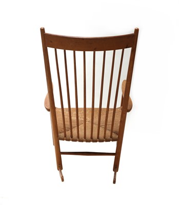 Lot 644 - A Danish 'J16' beech rocking chair
