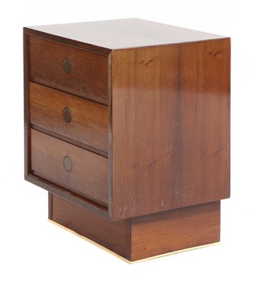Lot 633 - A Danish Dyrlund-Smith rosewood bedside chest