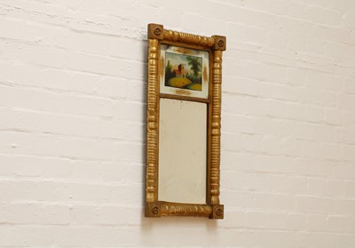 Lot 202 - A Regency gilt pier mirror