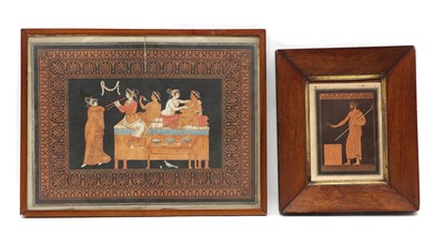 Lot 218 - Two attic red-figure prints