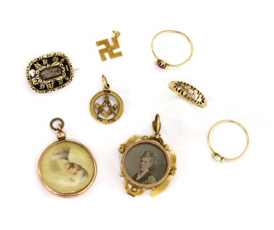 Lot 1356 - A quantity of Victorian and later jewellery