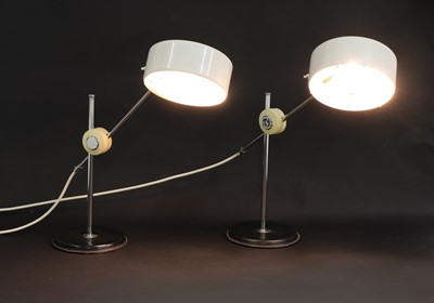 Lot 646 - A pair of 'Simris' or 'Olympia' desk lamps