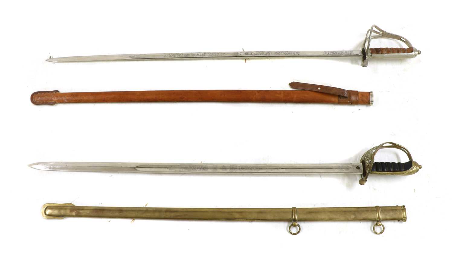 Lot 201 - A Victorian infantry pattern sword