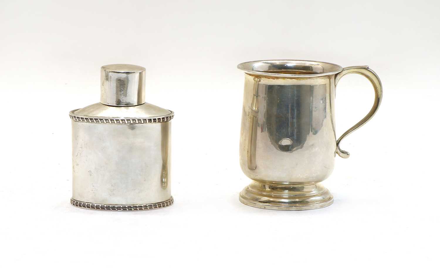 Lot 7 - A silver mug