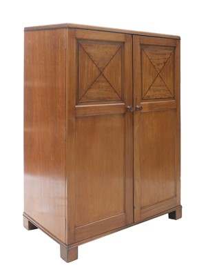 Lot 221 - An Heal & Son mahogany and inlaid cabinet
