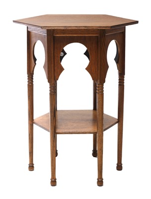 Lot 126 - A Liberty oak lamp table