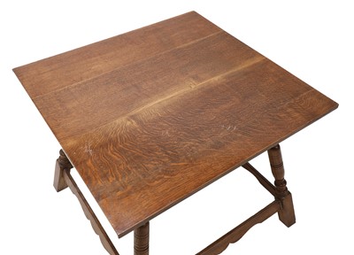 Lot 125 - An Arts and Crafts oak side table