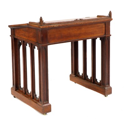 Lot 47 - A Gothic Revival oak desk