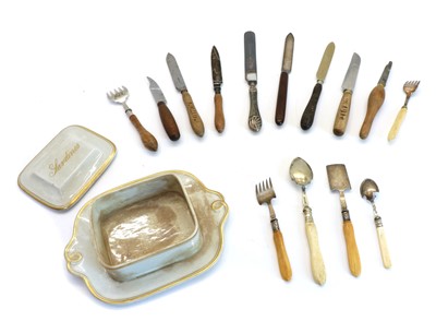 Lot 76 - Fourteen various 19th and 20th century named cutlery items