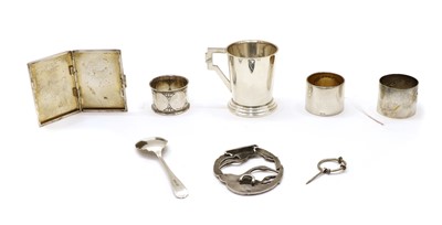 Lot 23 - Silver and silver plated items