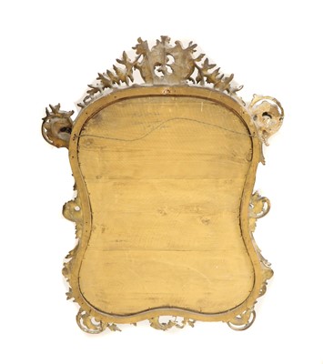 Lot 362 - A Louis XV style giltwood mirror