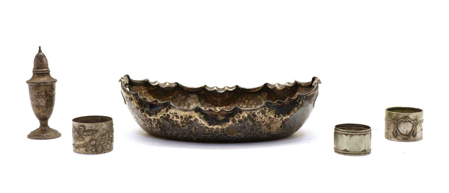 Lot 15 - A Continental silver bowl