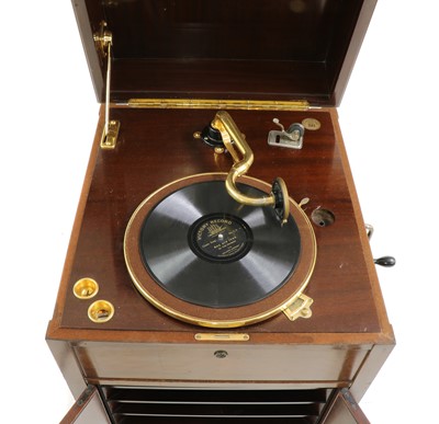 Lot 318 - An HMV Model 511 cabinet gramophone