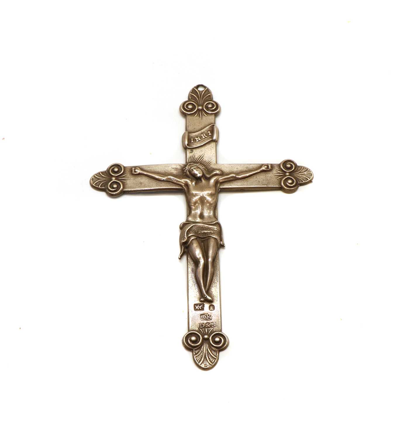 Lot 14 - A Silver Crucifix