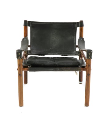 Lot 622 - A Swedish 'Sirocco' rosewood safari chair