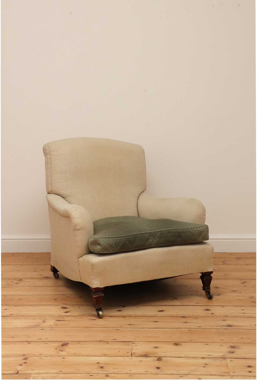 Lot 485 - An armchair in the manner of Howard & Sons