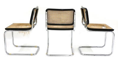 Lot 399 - A set of four classic Habitat dining chairs, circa 1970